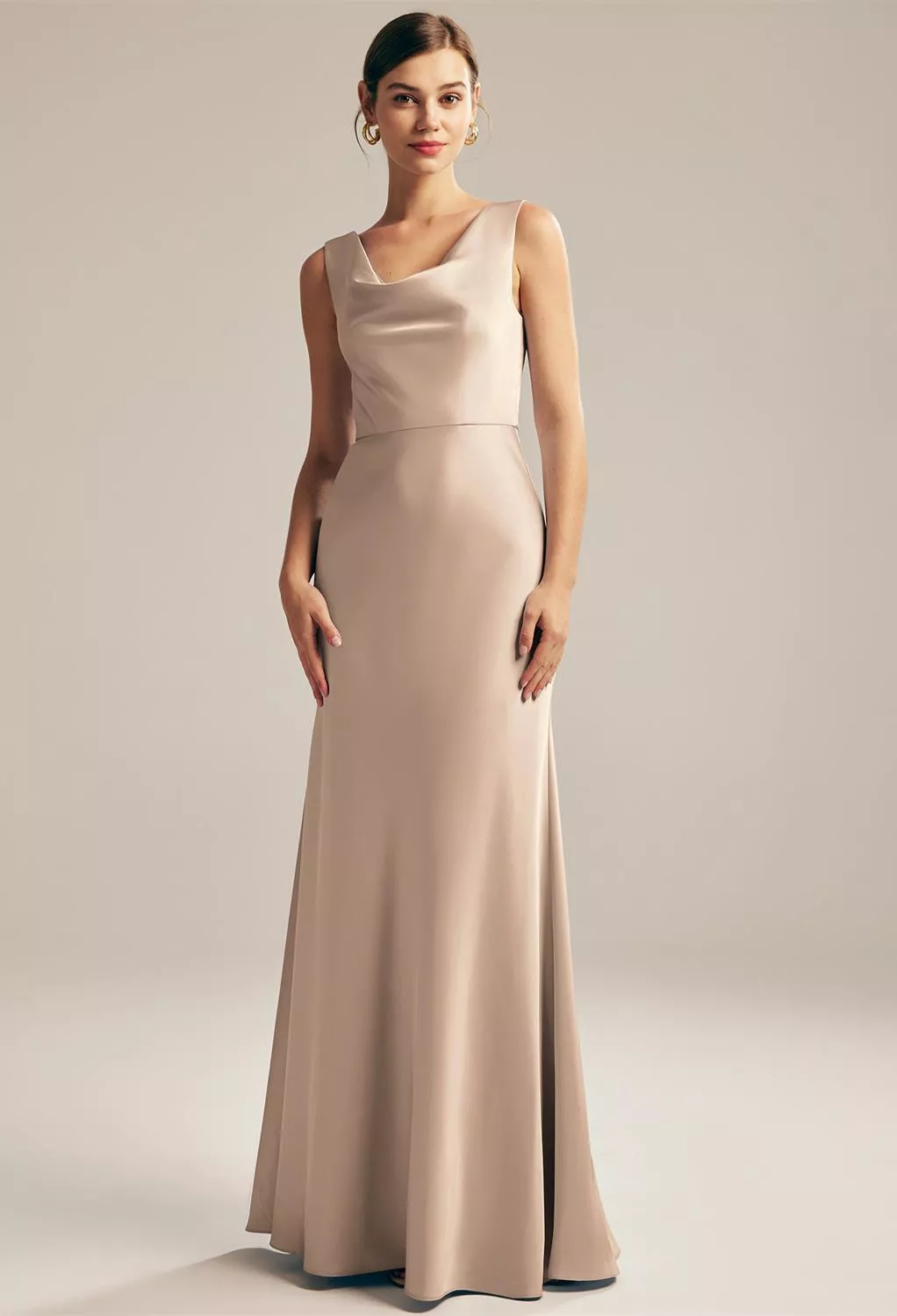 AW Maura Taupe  Bridesmaid Dresses